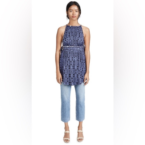 Free People Mid Summers Day Dress in Blue Combo ๐ - Picture 9 of 11
